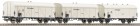 66117  Roco 3 Piece Set: Refrigerator cars